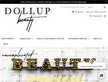 Tablet Screenshot of dollupbeauty.com